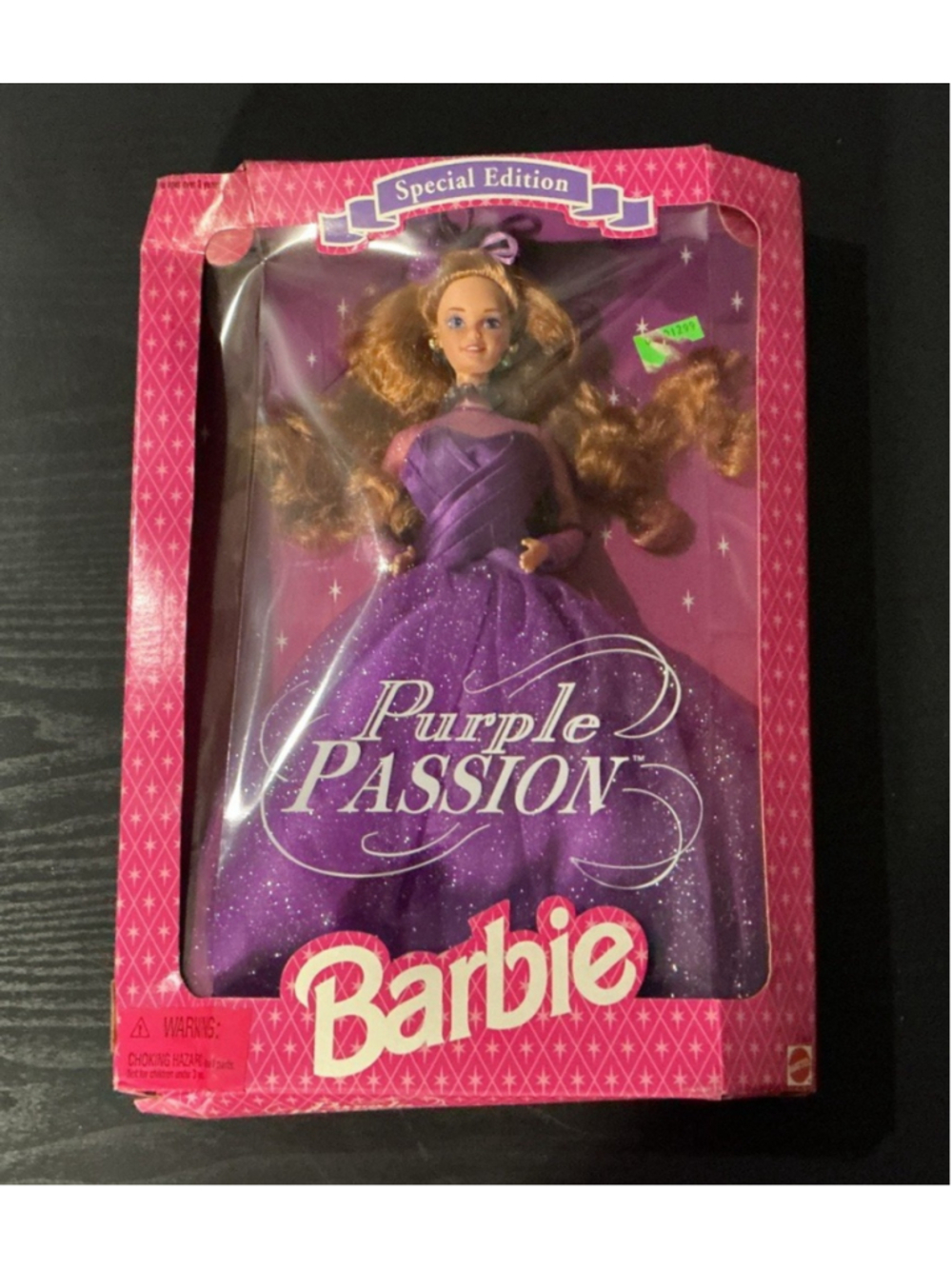 Vintage 1995 Barbie Mattel Purple Passion Red Head 13555S Special Edition New.